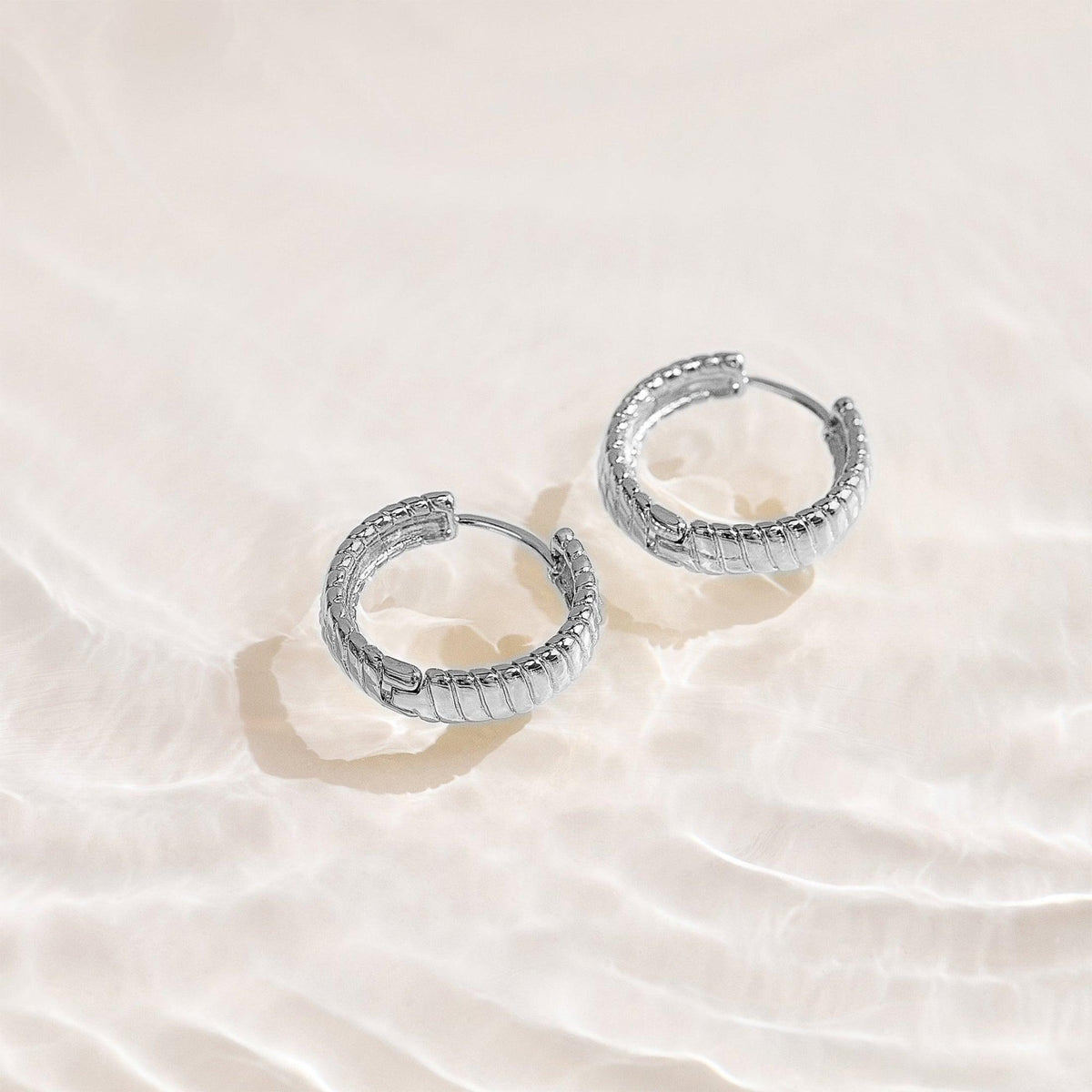 Golden Hoop Earrings