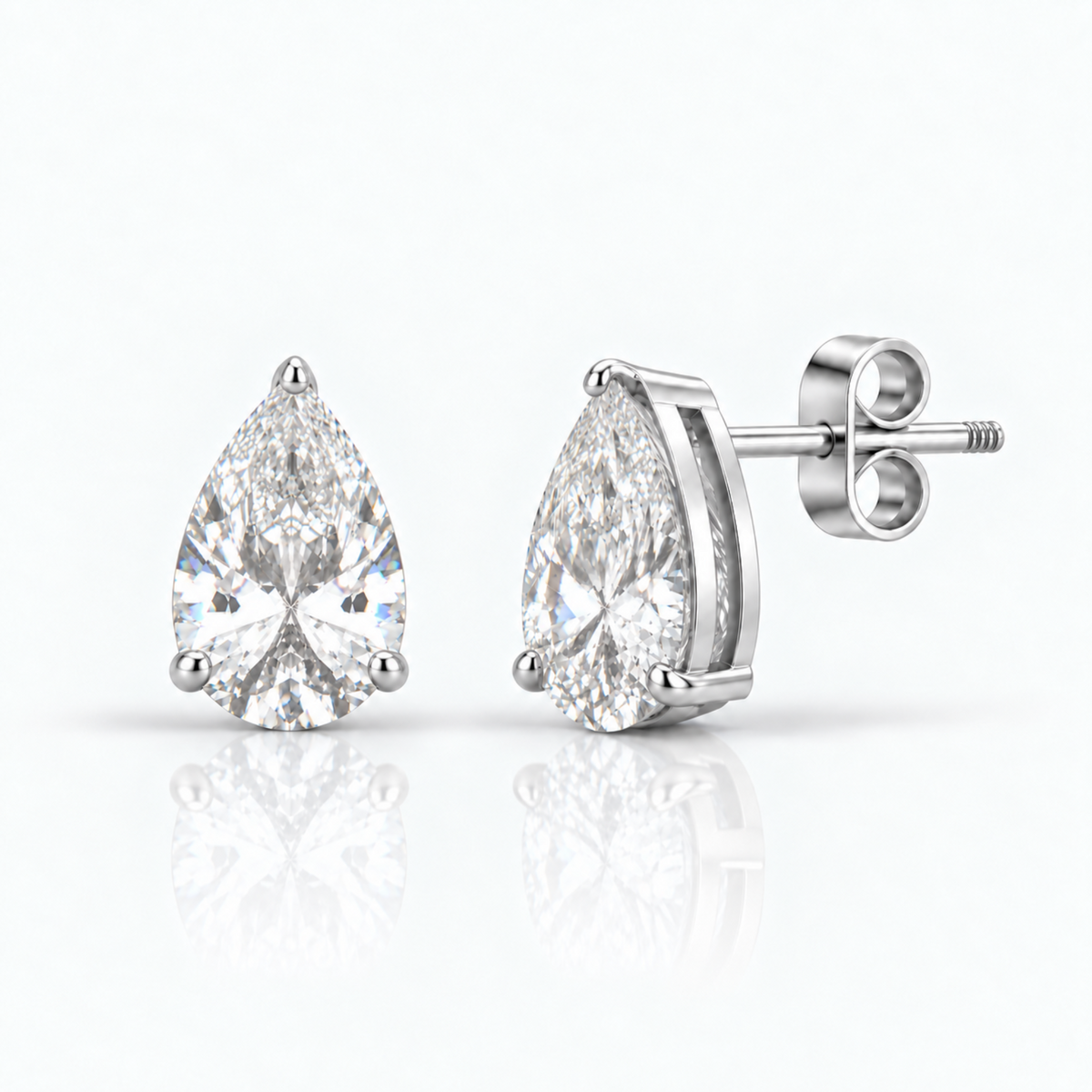 Calabasas Pear Cut Earrings