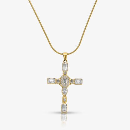 Gem Up Cross Necklace