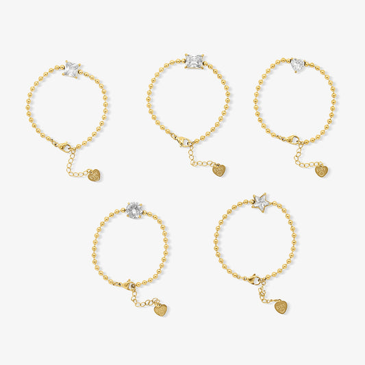 Dreamy Spark 5 Piece Beaded Bracelet Set