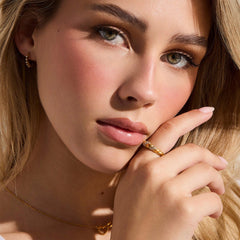 Crystal Twist Dome Ring