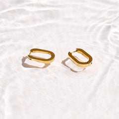 Slim Block Hoops
