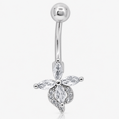 Petal Glow Belly Ring