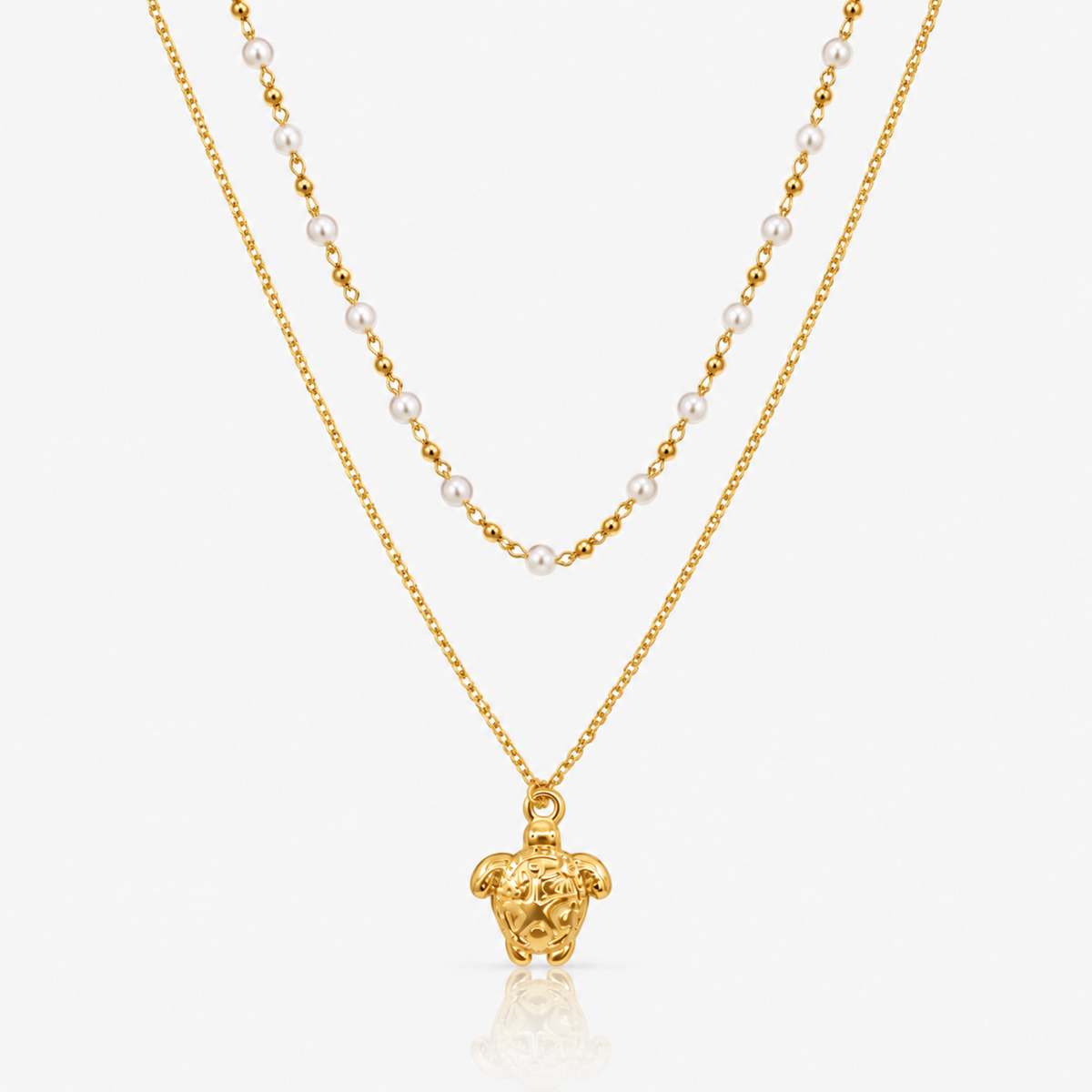 Lucky Turtle Layered Necklace