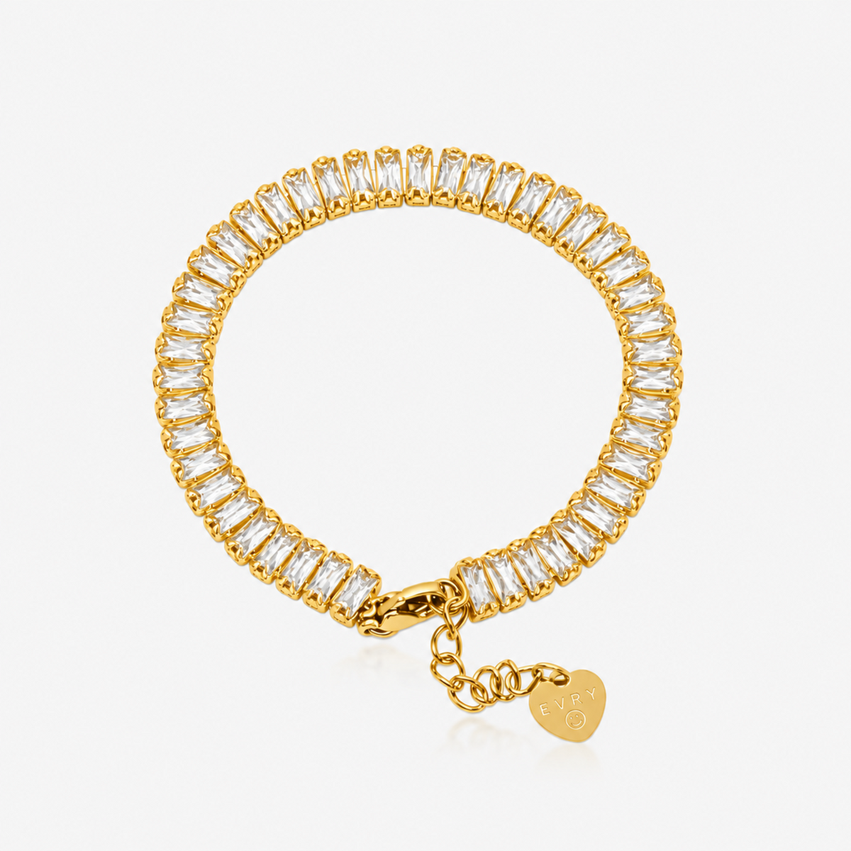 Frost Beam Tennis Bracelet
