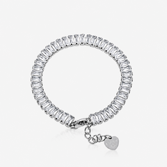 Frost Beam Tennis Bracelet