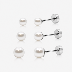 Lover Girl Flat Back Earring 3 Piece Set