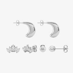 All That Shine 3 Piece Earring Set