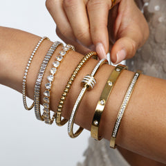 Twisty Bling Bangle