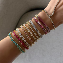 High-Shine Tennis Bracelet