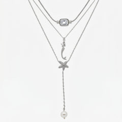 Coastal Mermaid 3 Piece Necklace Bundle