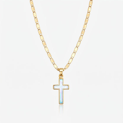 Aura Cross Necklace
