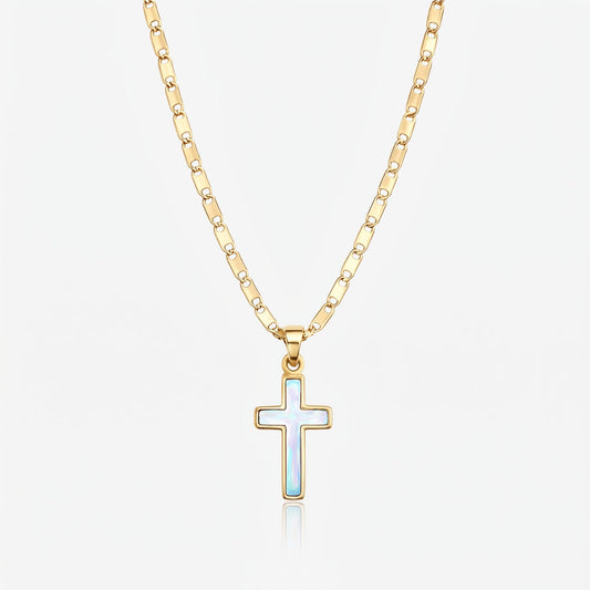 Aura Cross Necklace