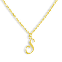Golden Letter Necklace