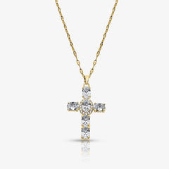Heavenly Glow Cross Necklace