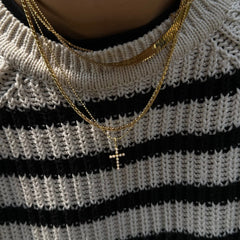 Heavenly Hour Cross Necklace
