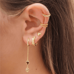 Hearts All Around Earrings