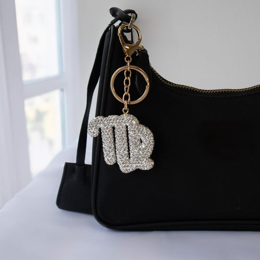 Zodiac Bling Bag Charm