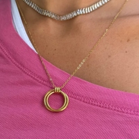 Waterproof - 18K Real Gold Plating