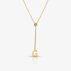 Love Letter Lariat Necklace