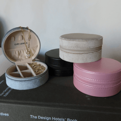 Mini Round Jewelry Box