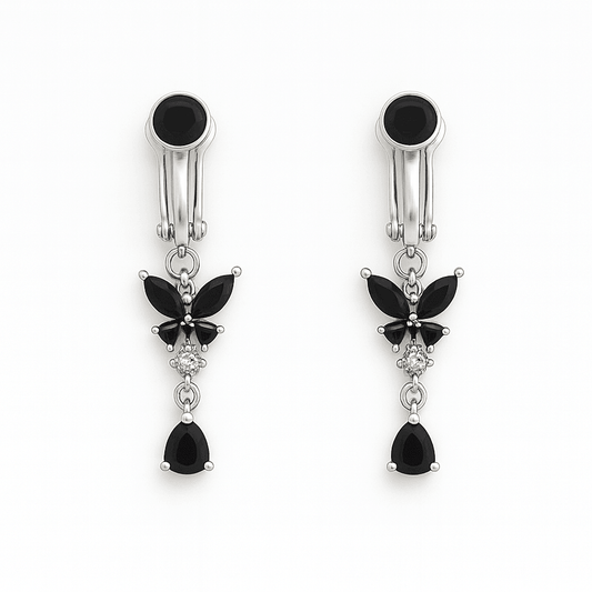 Butterfly Kiss Clip-On Earrings