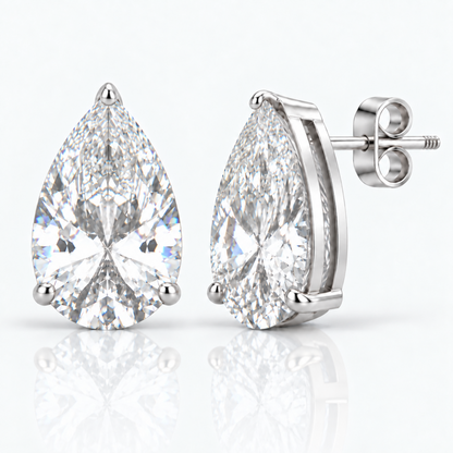 Calabasas Pear Cut Earrings