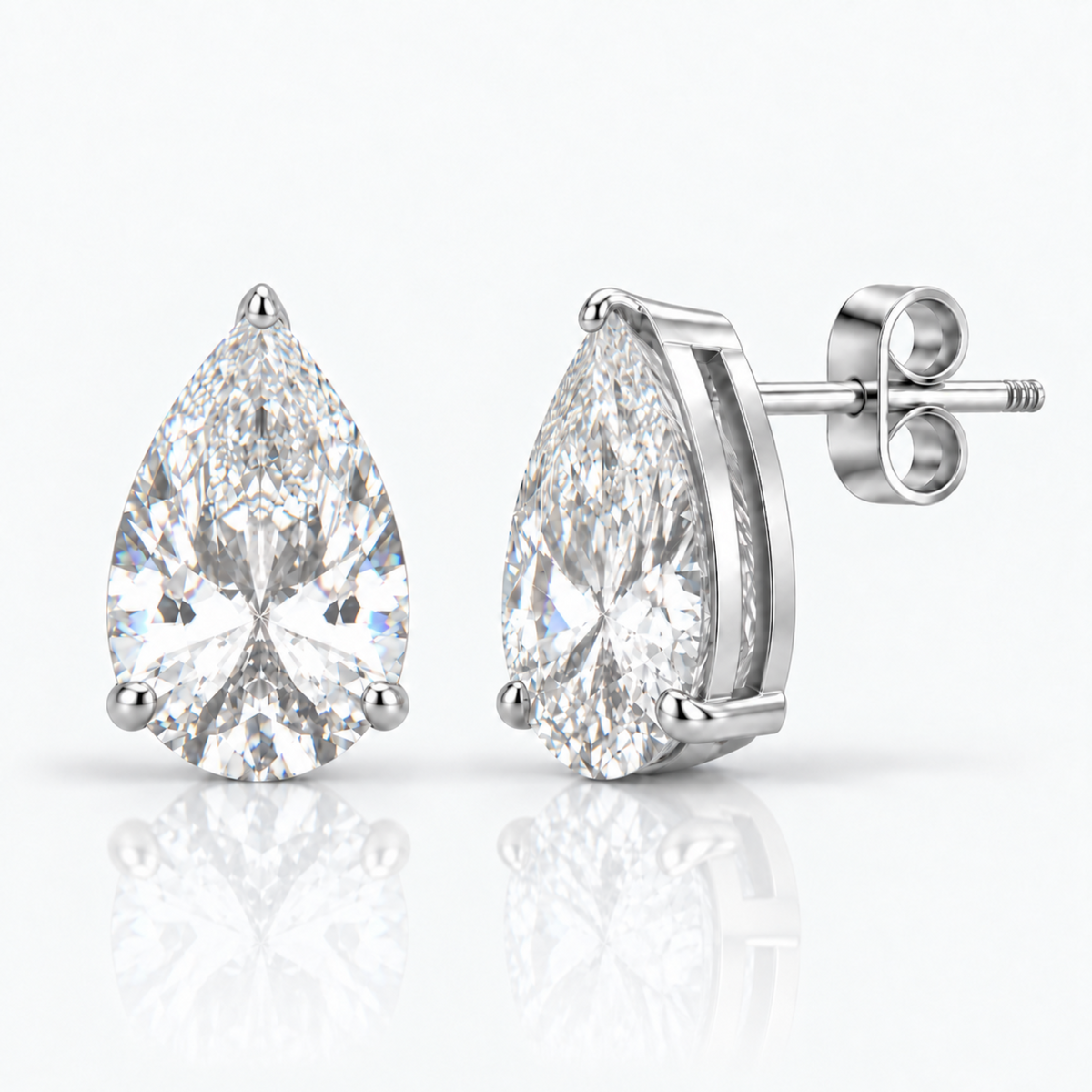 Calabasas Pear Cut Earrings