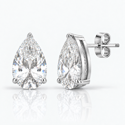 Calabasas Pear Cut Earrings