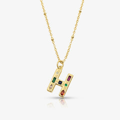 Bright Babe Initial Necklace