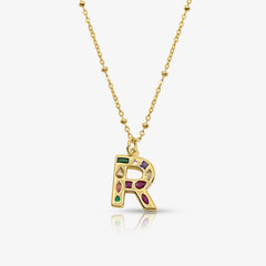 Bright Babe Initial Necklace