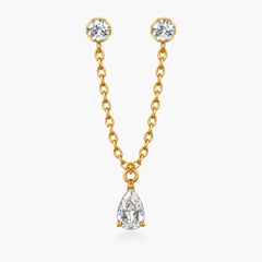Glow Drop Stud Earring