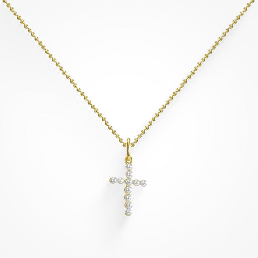 Heavenly Hour Cross Necklace