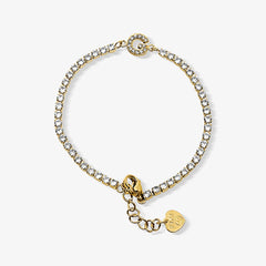 Icy Initial Tennis Bracelet