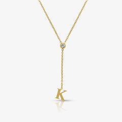 Love Letter Lariat Necklace