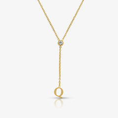 Love Letter Lariat Necklace