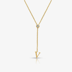 Love Letter Lariat Necklace
