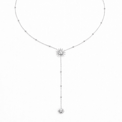 Sunny Glow Lariat Necklace