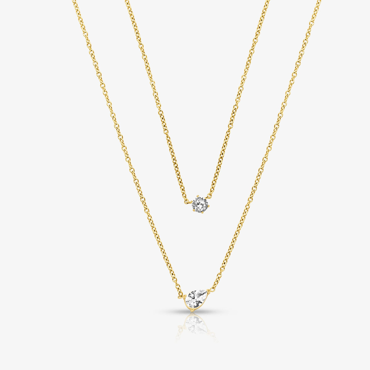 Whisper Shine Necklace 2 Piece Set